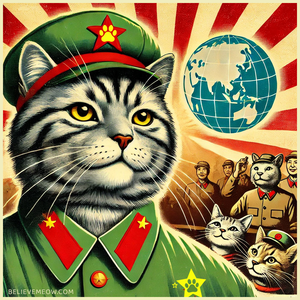 chairman meow propaganda globe