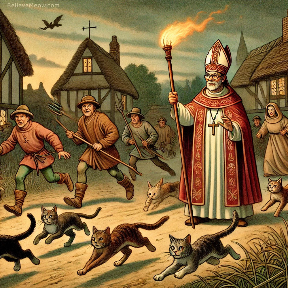 pope gregory cats evil black plague