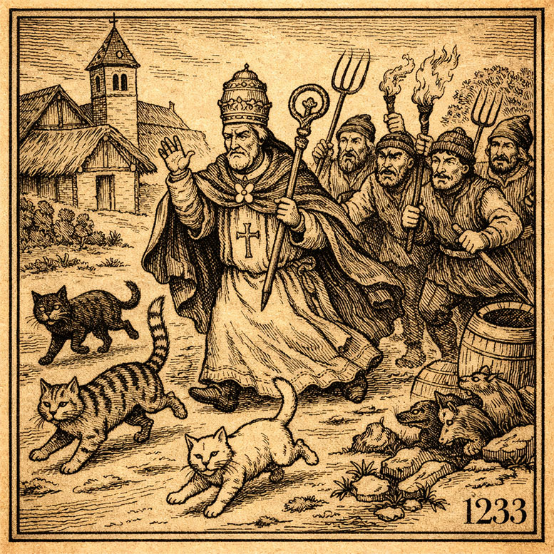 pope gregory ix decree cats 1233
